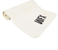 #DoYourFitness/World Fitness Experience - Fitness Mat Perfect Voor Pilates, Aerobics, Yoga - »Yogini« - Non-slip, Duurzaam, Huidvriendelijk, Slijtvast - 183 X 61 X 1,0cm Cm - Wit