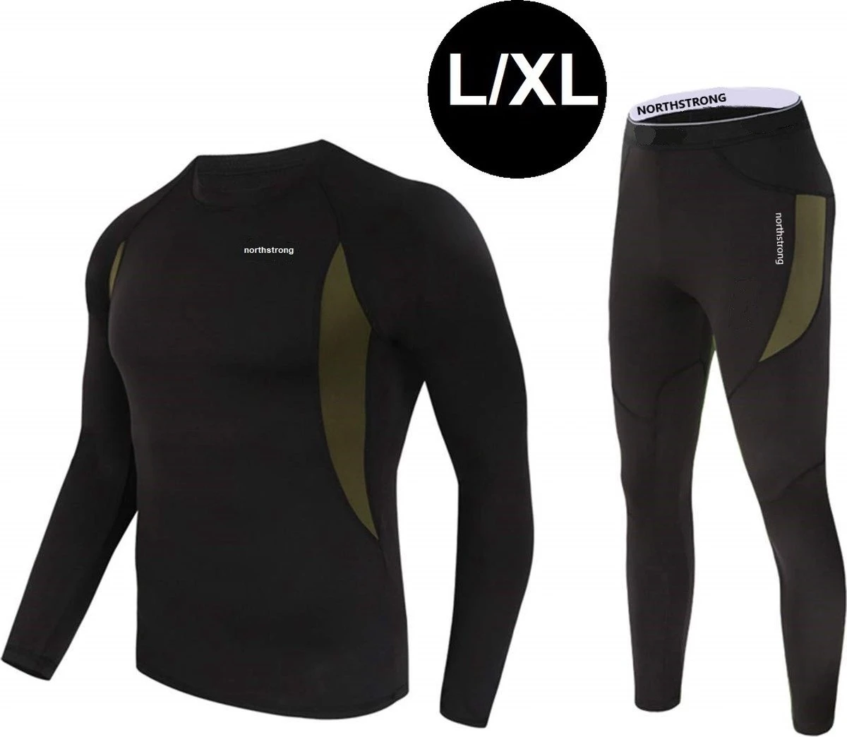 Thermo Kleding Set Voor Mannen En Vrouwen. Maat L/XL 3 Thermo Kleding Set Voor Mannen En Vrouwen. Maat L/XL