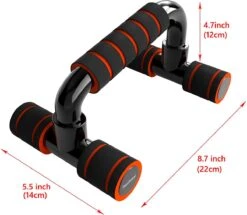U Fit One® Opdruksteunen - Push Up Bars - Push Up Grips & Stand - Fitness - Workout - Ufitone - Rood -Merkloos Winkel 1200x1045 10