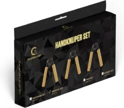 Gouden Grip Handknijpers Medium Set Level 2-4 (45-90kg) + GRATIS Griptraining E-book - Handtrainer - Handgrippers - Handknijper Fitness - Knijphalter - Onderarm Trainer - Handtrainers - Heavy Grip - Buigveer -Merkloos Winkel 1200x1051 5