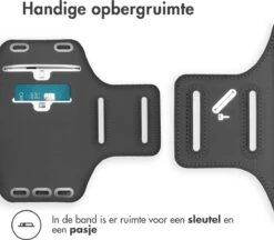 IMoshion Hardloop Telefoonhouder - Hardloopband - Universele Sportarmband - Ruimte Voor Pasje En Sleutel - Van 5 T/m 6,1 Inch - Zwart -Merkloos Winkel 1200x1051 9