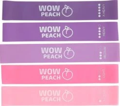 Wow Peach - Premium Weerstandsbanden Van Hoge Kwaliteit ROZE/PAARS - Set Van 5 Resistance Banden - Fitness Elastiek - Without Lemons - WOW Peach -Merkloos Winkel 1200x1054 14