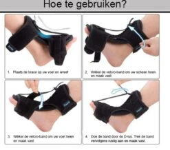 MoreCore Hielspoor Nachtspalk - Hielspoor Sok - Strassburg Sok - Massage Bal - Achillespees - Plantar Fasciitis - Kuiten - Zwart -Merkloos Winkel 1200x1059 13