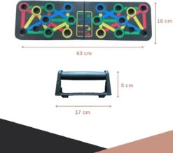 ALTICX® Push Up Bord Opvouwbaar - Push Up Board 14 Standen - Push Up -Merkloos Winkel 1200x1062 11