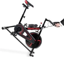 Trend24 Hometrainer - Hometrainer Fiets - Spinningfiets - Spinning - Max 120 KG - Zwart -Merkloos Winkel 1200x1062 8