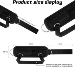 U Fit One 2 Stuks Ankle Strap Fitness - Enkelband - Ankle Cuff Strap - Enkel Straps - Gewichten - Billen Trainer - Billen Lift - Heup Trainer -Merkloos Winkel 1200x1063 6