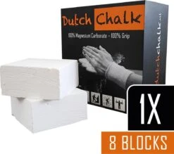 Dutch Chalk | Magnesium Carbonaat Blokken | 8 Stuks | 448 Gram | Gym Chalk | Crossfit | Gewichtheffen | Turnen | Klimmen | Boulderen | Paaldansen -Merkloos Winkel 1200x1063 9