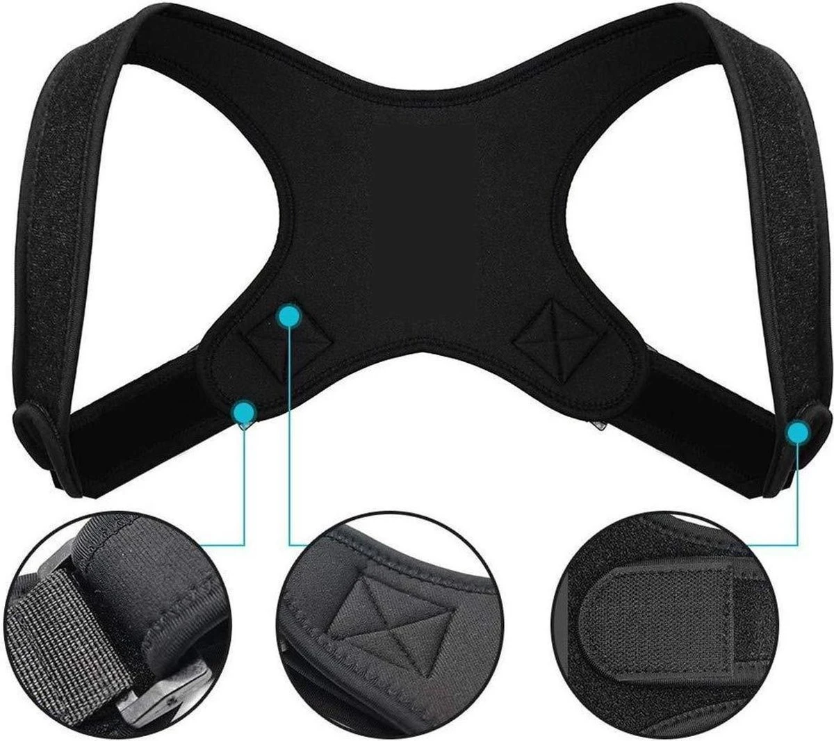 LOUZIR Premium Postuur Corrector RugBrace Houding Correctie Verstelbare 10 LOUZIR Premium Postuur Corrector RugBrace Houding Correctie Verstelbare - Afbeelding 8