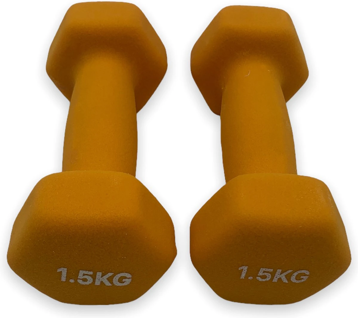 Dumbell Set 1.5 Kg - Fitness - Gewicht - Set - 1.5 Kg - 2 X 1.5kg - Oranje - Gewichtjes 1,5 Kg 3 Dumbell Set 1.5 Kg - Fitness - Gewicht - Set - 1.5 Kg - 2 X 1.5kg - Oranje - Gewichtjes 1,5 Kg