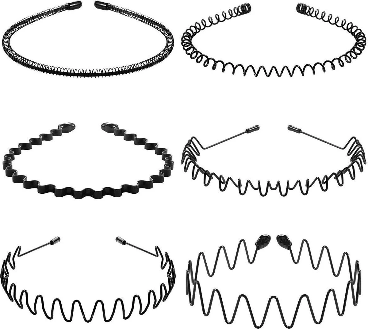LIXIN Set 6 Stuks Haarbanden Metaal - Diadeem - Unisex Vrouwen En Mannen - Lichtgewicht - Hardlopen - Sport - Atletisch - Gym - Dans - Yoga - Haaraccessoires 3 LIXIN Set 6 Stuks Haarbanden Metaal - Diadeem - Unisex Vrouwen En Mannen - Lichtgewicht - Hardlopen - Sport - Atletisch - Gym - Dans - Yoga - Haaraccessoires