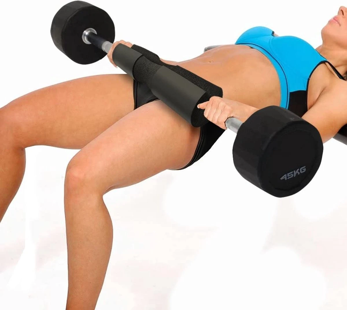 MJ Sports Premium Barbell Pad - Nekbeschermer - Barpad - Nekkussen - Squats - Hip Thrusts - Fitness - Zwart 15 MJ Sports Premium Barbell Pad - Nekbeschermer - Barpad - Nekkussen - Squats - Hip Thrusts - Fitness - Zwart - Afbeelding 13