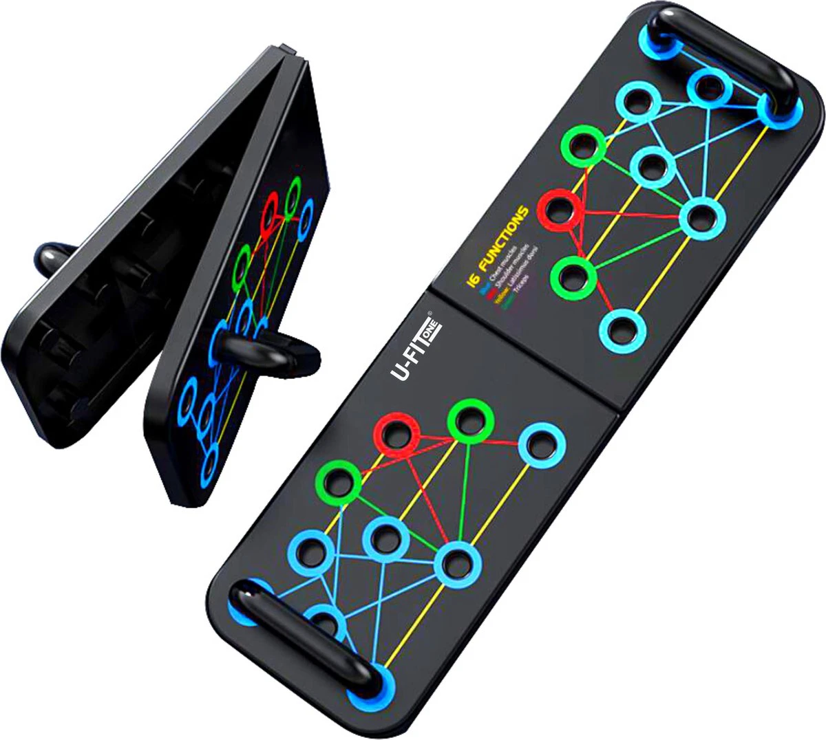 U Fit One® Push Up Bord - Push Up Bars - Push Up Grips - Opdruksteunen - Push Up Bar - Opdruk Bord - Opdruk Steunen - Opdrukken - Fitness - Crossfit - Ufitone 7 U Fit One® Push Up Bord - Push Up Bars - Push Up Grips - Opdruksteunen - Push Up Bar - Opdruk Bord - Opdruk Steunen - Opdrukken - Fitness - Crossfit - Ufitone - Afbeelding 5