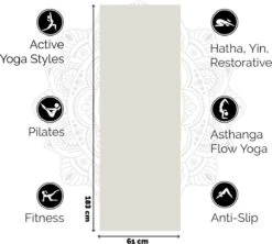 Love Generation ● Yoga Mat ● Fitness Mat ● Zand ● 6 Mm Dik -Merkloos Winkel 1200x1079 5