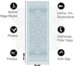 Love Generation ● Design Yoga Mat ● Fitness Mat ● MagicCarpet Print ● Mint -Merkloos Winkel 1200x1079 7