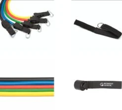 Workout Gear - Weerstands Tubes Set Fitness Elastieken - Weerstandsbanden - 2-12kg -Merkloos Winkel 1200x1079 9