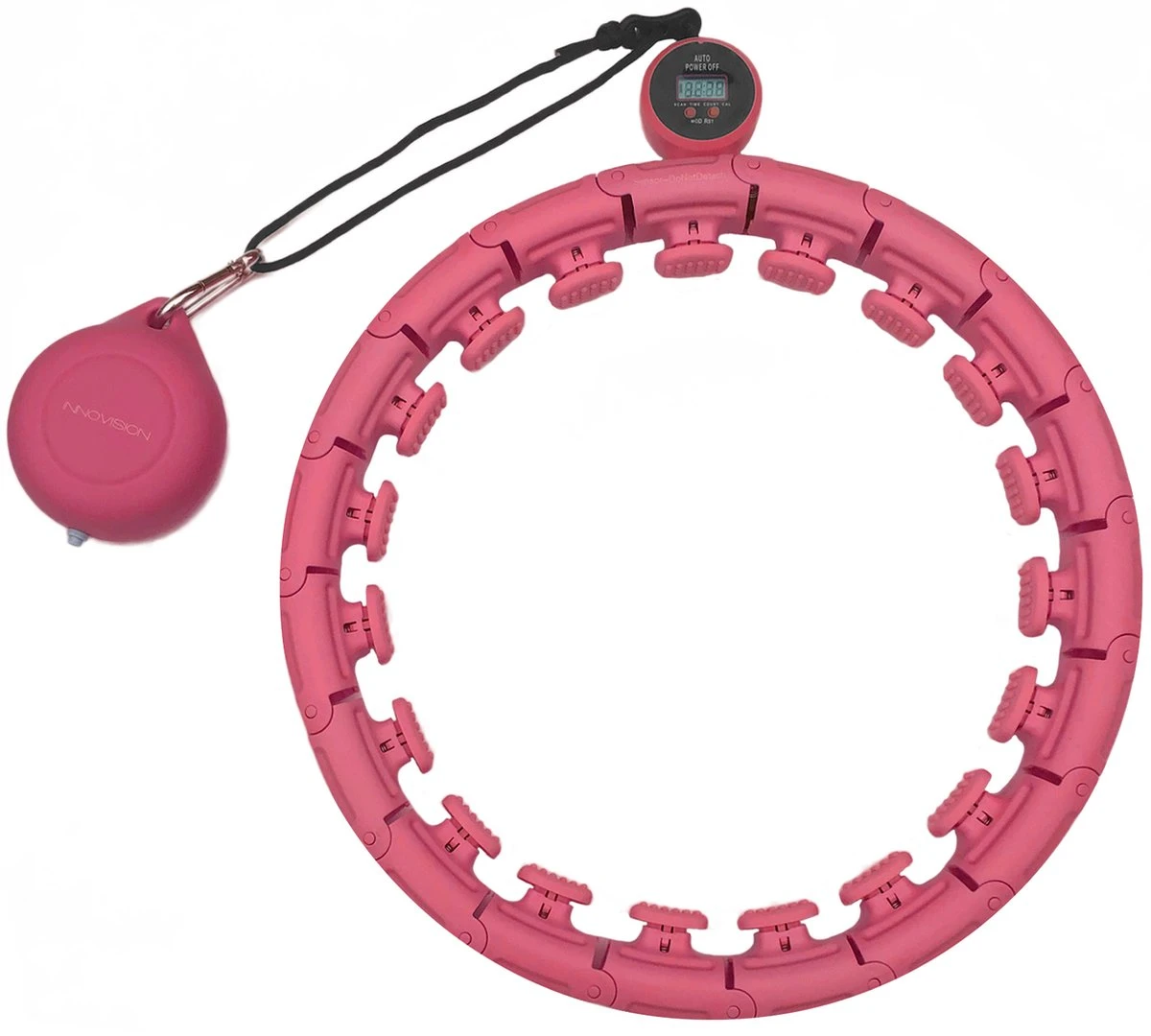 Innovision Hoela Hoep - Met Calorieteller En Gewicht - Fitness Hoelahoep - 1 KG - Voor Volwassenen En Beginners - Roze 3 Innovision Hoela Hoep - Met Calorieteller En Gewicht - Fitness Hoelahoep - 1 KG - Voor Volwassenen En Beginners - Roze
