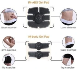 EMS-Elektrische Buikspieren, Armen En Benen Trainer - Unisex - Zwart -Merkloos Winkel 1200x1081 14