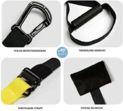 AJ-Sports Suspension Trainer TRX Pro - Resistance Training - Training Straps - Complete TRX Training Set - Inclusief Draagtas -Fitness - Workout -Merkloos Winkel 1200x1081 23