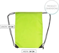 BRAMBLE 15 Sporttassen Met Trekkoord 43 X 34 Cm - Hoogwaardige Kwaliteit Oxford Stof, Dubbel Trekkoord, Leer Versterkte Hoeken - School Sport Gymtas Reizen Strand Rugtassen -Merkloos Winkel 1200x1082 12