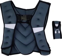 Tunturi Gewichstvest - Gewichtvest - Weight Vest - Gewichtsvest Hardlopen - Verstelbaar - 5kg - Grijs -Merkloos Winkel 1200x1085 4