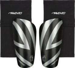 Avento Scheenbeschermers - Met Sok - Zwart/Zilver - Maat S