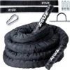 ZEUZ® Premium 9 Meter Battle Rope Inclusief Nylon Sleeve & Bevestigingsmateriaal – Training Touw – Fitness & Crossfit – Thuis Trainen -Merkloos Winkel 1200x1089 7