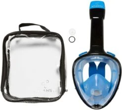Atlantis Full Face Mask - Snorkelmasker - Volwassenen - Zwart/Blauw - L/XL 24 Atlantis Full Face Mask - Snorkelmasker - Volwassenen - Zwart/Blauw - L/XL -Merkloos Winkel 1200x1090 2