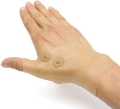 Merkloos Artrose Handbrace - Magnetisch Artrose Handbrace - Ondersteuning - Magnetisch - Transparant