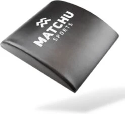 Matchu Sports - Ab Mat - Sit Up - Crossfit - Foam/Kunstleer - Zwart