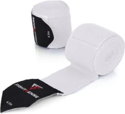 FIGHTSENSE - HANDWRAPS Boksen - Kickboks Bandage - WIT - 4.5M -Merkloos Winkel 1200x1092 7