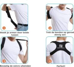 NORTHWALL® - Rugbrace Postuur Corrector - Rug Corrector - Houding Correctie - Rug Brace Tegen Rugklachten – Verstelbare Rugband 11 NORTHWALL® - Rugbrace Postuur Corrector - Rug Corrector - Houding Correctie - Rug Brace Tegen Rugklachten – Verstelbare Rugband -Merkloos Winkel 1200x1093 23