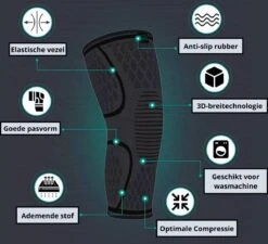 Knie Brace – Kniebrace – Knieband – Kniebraces – Kniebandage – Unisex – Maat M -Merkloos Winkel 1200x1093 25