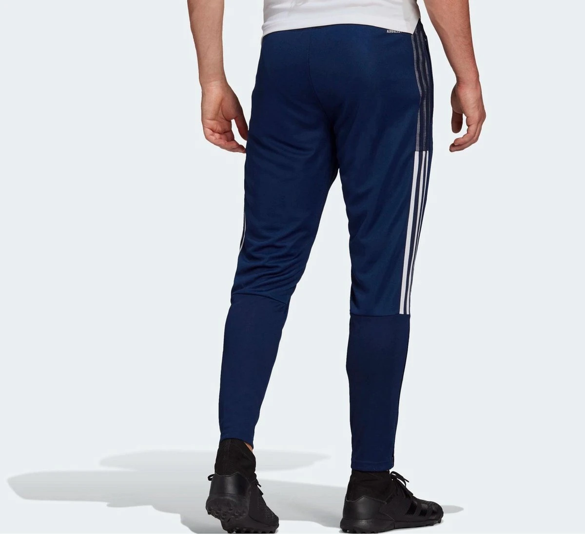 Adidas Adidas Tiro 21 Sportbroek - Maat L - Mannen - Navy - Wit 4 Adidas Adidas Tiro 21 Sportbroek - Maat L - Mannen - Navy - Wit - Afbeelding 2
