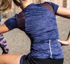 Rogelli Indigo - Sportshirt - Dames -Merkloos Winkel 1200x1094 300