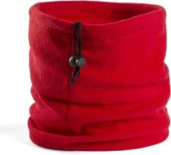 Merkloos Fleece Nekwarmer Colsjaal Windvanger Rood - Voor Volwassenen - Winter Kleding Accessoires