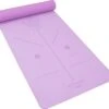 Atvana® Yoga Mat Positie Lijn - Ganesha - Fitness Mat - Sportmat - Anti Slip - Duurzaam - Extra Dik - Extra Breed - Paars - Ajna Purple -Merkloos Winkel 1200x1096 2