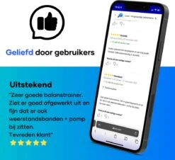 Luxari - Balanstrainer Pro - Balansbal - Inclusief Pomp En Weerstandsbanden - Ø 60 Cm - Balance Board - Yoga Balance Ball - Yoga Bal - Balans Bal - Balansbord -Merkloos Winkel 1200x1098 5