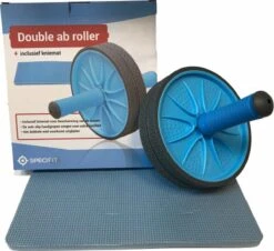 Specifit Double Ab Roller - Ab Wheel - Dubbel Trainingswiel - Buikspierwiel - Buikspiertrainer Inclusief Kniemat -Merkloos Winkel 1200x1099 15