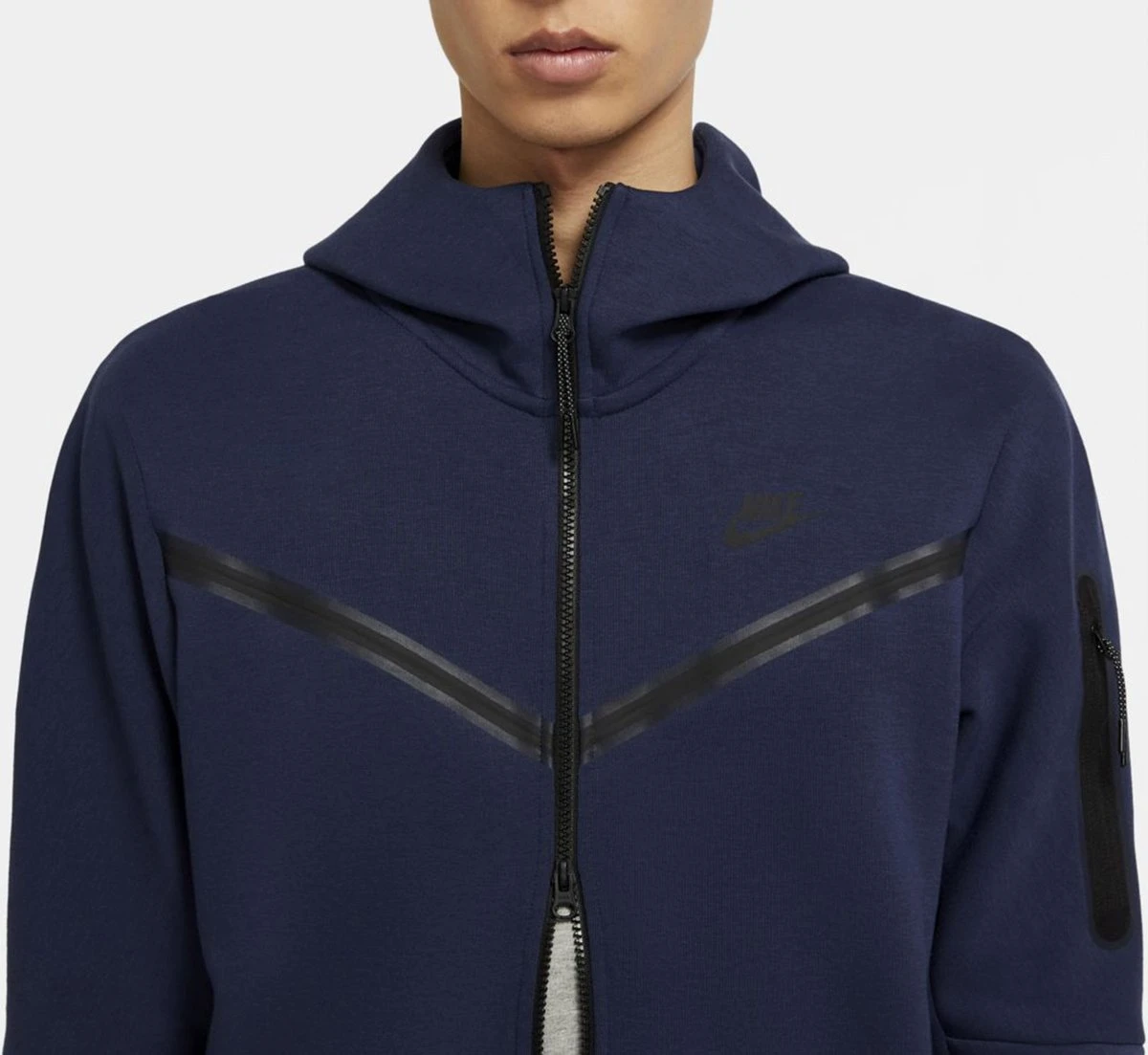 Nike M NSW TCH FLC HOODIE FZ WR Heren Vest - Maat S 7 Nike M NSW TCH FLC HOODIE FZ WR Heren Vest - Maat S - Afbeelding 5