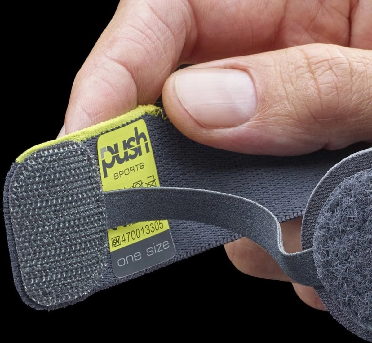 Push Sports Patellabrace (kniebrace) - Donkergrijs - Maat One Size 5 Push Sports Patellabrace (kniebrace) - Donkergrijs - Maat One Size - Afbeelding 3