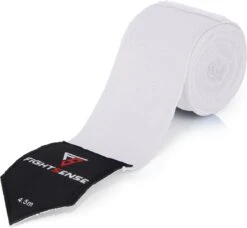 FIGHTSENSE - HANDWRAPS Boksen - Kickboks Bandage - WIT - 4.5M -Merkloos Winkel 1200x1107 12
