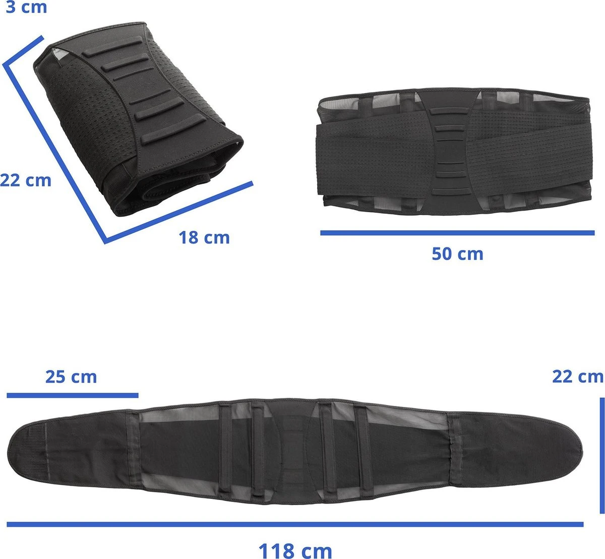 Easy In Shape Rugondersteuning - Rugband Brace - Correctieband Onderrug - Elastisch - Max 118cm 6 Easy In Shape Rugondersteuning - Rugband Brace - Correctieband Onderrug - Elastisch - Max 118cm - Afbeelding 4