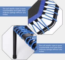 FOXSPORT Trampoline - Jump - Fitness - Volwassene Of Kindertrampoline - Fitness Trampoline Met Handvat - Mini Trampoline - Kleine Trampoline - Sport Trampoline - Inclusief Handgrip - Fitnesstrampolines - 119 Cm -Merkloos Winkel 1200x1110 11