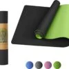Eco Yoga Mat - Inclusief Draagriem - Anti Slip - Extra Dik (6 Mm) - 183 X 61 X 0,6 Cm - Zwart/Groen - Diverse Kleuren 1 Eco Yoga Mat - Inclusief Draagriem - Anti Slip - Extra Dik (6 Mm) - 183 X 61 X 0,6 Cm - Zwart/Groen - Diverse Kleuren -Merkloos Winkel 1200x1110 7