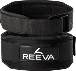 Reeva Powerlift Riem 2.0 - Neopreen - Maat M - Gewichthefriem Geschikt Voor Crossfit, Powerlifting, Fitness En Bodybuilding - Lifting Belt Voor Heren En Dames