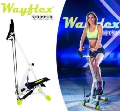 Wayflex - Opvouwbare Stepper - Hometrainer - Fitness Stepper - Fitnesstrainer - Wit/Zwart -Merkloos Winkel 1200x1114 10