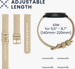 Kwmobile 2x Armband Voor Garmin Venu Sq Music / Sq - Bandjes Voor Fitnesstracker In Donkergroen / Beige -Merkloos Winkel 1200x1114 15