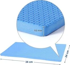 Merkloos Decopatent® Ab Wheel - AB Roller Wiel Voor Buikspieren - Trainingswiel - Incusief Fitness Mat - Buikspier Trainer - Wiel - Zwart -Merkloos Winkel 1200x1116 12