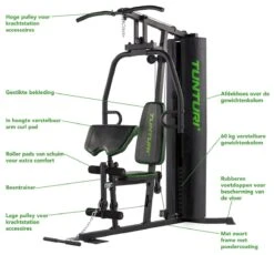 Tunturi HG20 - Krachtstation - Home Gym - Fitness Krachtstation Voor Thuis - Voor De Beginnende En Gevorderde Sporter - Incl. Gratis Fitness App -Merkloos Winkel 1200x1116 21