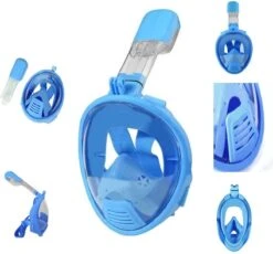 Atlantis Full Face Mask 2.0 - Snorkelmasker - Kinderen - Blauw - XS -Merkloos Winkel 1200x1116 6